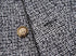 Elegant Checkered Men's Knit Blazer Jacket Slim Fit Casual Long Sleeves Coat